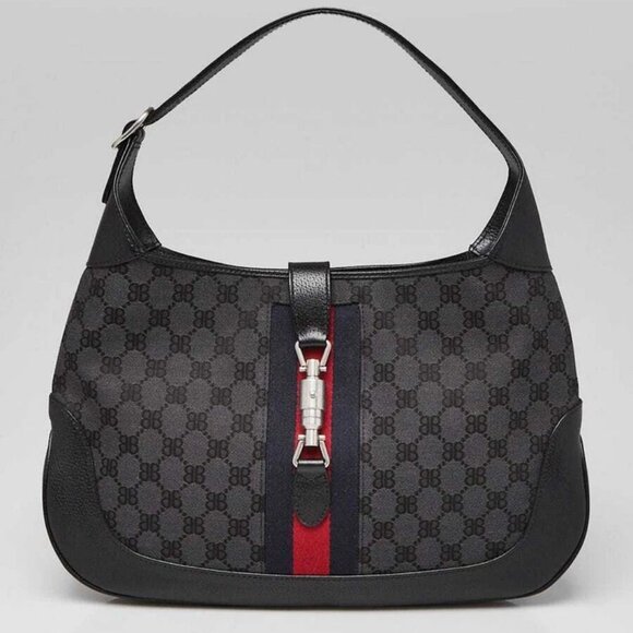 Balenciaga x Gucci Grey/Black Coated Canvas/Leather The Hacker Project 1961 M... - Picture 1 of 10